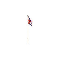 Medium Union Jack Flag Pole 10cm (4")
