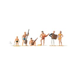 Musicians on the Beach (6) Figure Set