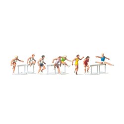 Women Running Hurdles (8) Figure Set
