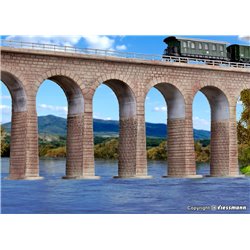 N/Z Viaduct pillars with ice breaking foundations, 6 pcs