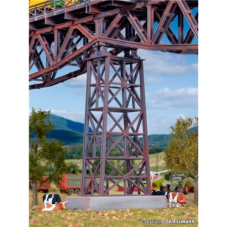 HO Steel viaduct center pillar