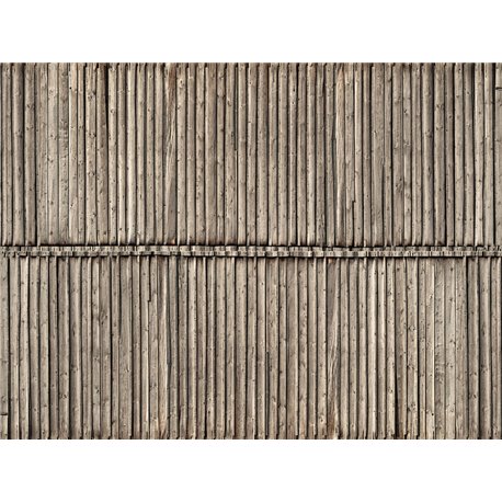 3D Cardboard Sheet Timber Wall 25 x 12.5 cm