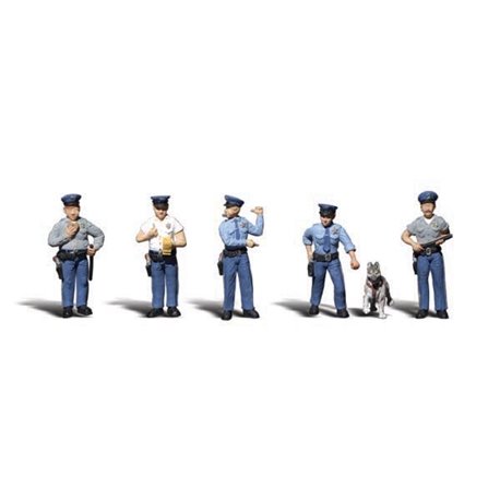 Policemen - N Scale (6 pieces)