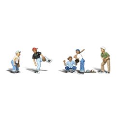 Baseball Players I - N scale (6 pieces)