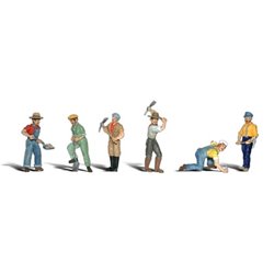 Track Workers - N scale (6 pieces)