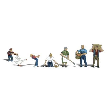 Farm People - N scale (7 pieces)