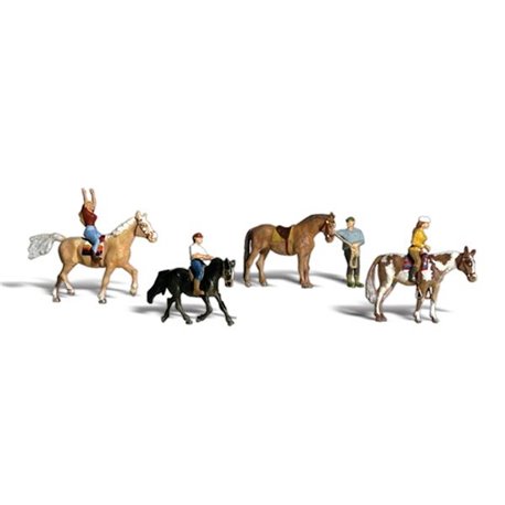 Horseback Riders - N scale (8 pieces)