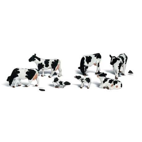 Holstein Cows - N scale (11 pieces)