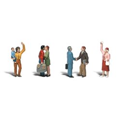 Goodbye People - N Scale (4 pieces - 6 figures)