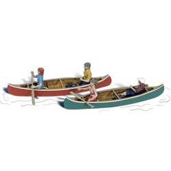 Canoers - N Scale (8 pieces)