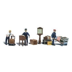 Depot Workers & Accessories - N Scale ( pieces)