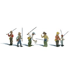 Fly Fishermen - N Scale (6 pieces)