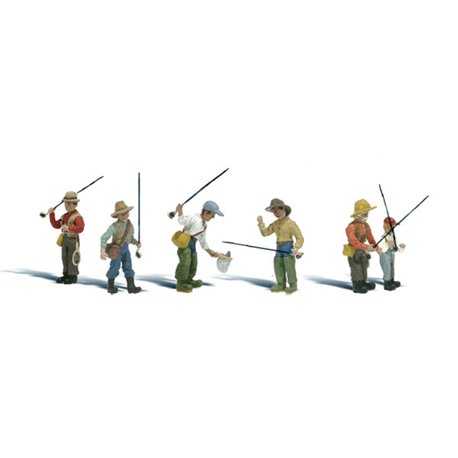 Fly Fishermen - N Scale ( pieces)