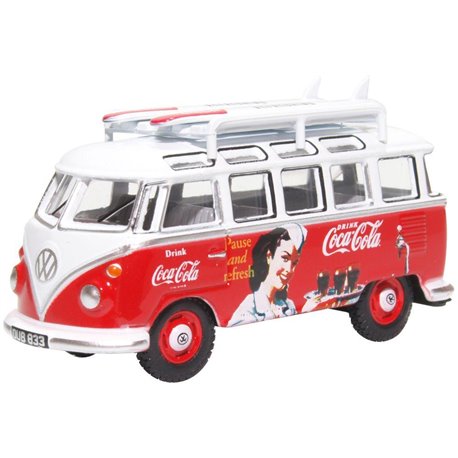 VW T1 Bus and Surfboards Coca Cola