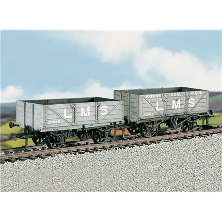 LMS Coal & 4 plank wagon