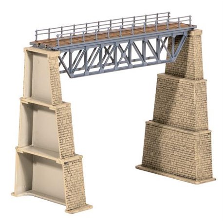 Truss Girder Bridge with stone piers