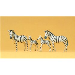 Circus Zebras (4) Figure Set