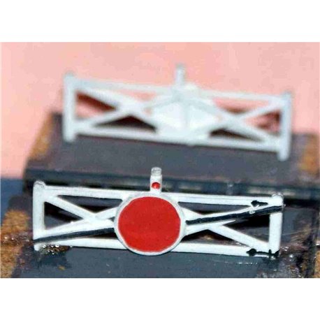 1 pair Single Crossing Gates - Unpainted