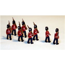 8 Guards Marching (N Scale 1/148th)