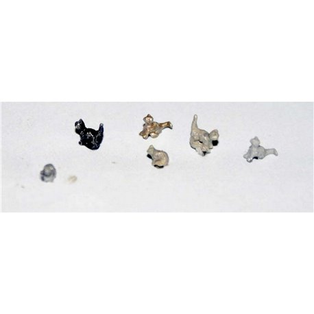 6 Cats (N scale 1/148th) (N Scale 1/148th)
