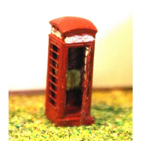 Telephone Box Series 6 Etched Brass - Unpainted