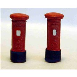 Painted Pillar Boxes x 2
