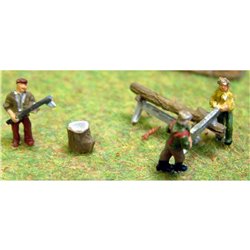 Forresters and Wood Cutting - Unpainted