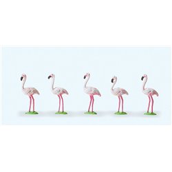 Circus Flamingos (5) Figure Set