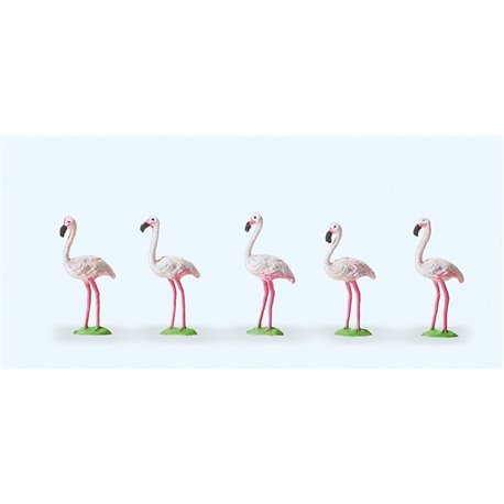 Circus Flamingos (5) Figure Set