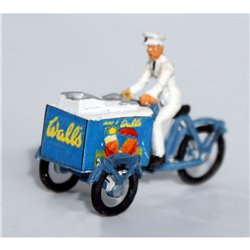 F2 upgraded Ice Cream Vendor & incl transfers Unpainted Kit OO Scale 1:76