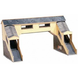 Covered Footbridge H: 103mm (arch: 60mm) - Card Kit