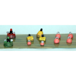 Buoys and Deep Water Markers - waterline (OO scale 1/76th) - Unpainted