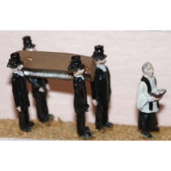 Victorian Funeral Scene - Unpainted