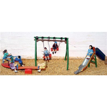 Childrens Playground scene - Unpainted