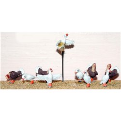 10 Geese & Turkeys - Unpainted