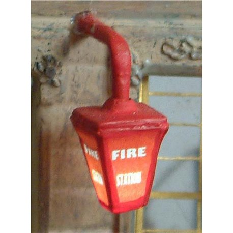 Illuminated 'Fire Station' Wall Light - Unpainted