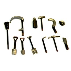 Agricultural Tools & Equipment (OO scale 1/76th) - Unpainted