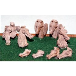 Church Gargoyles and water spouts (1/76th OO scale) - Unpainted