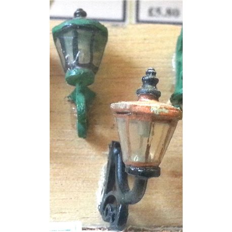 Octagonal Wall Lamps x 4 - Unpainted