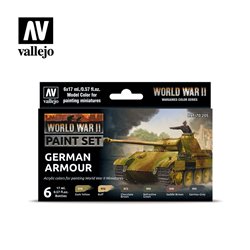 Vallejo Model Color Set - WWII German Armour (6)