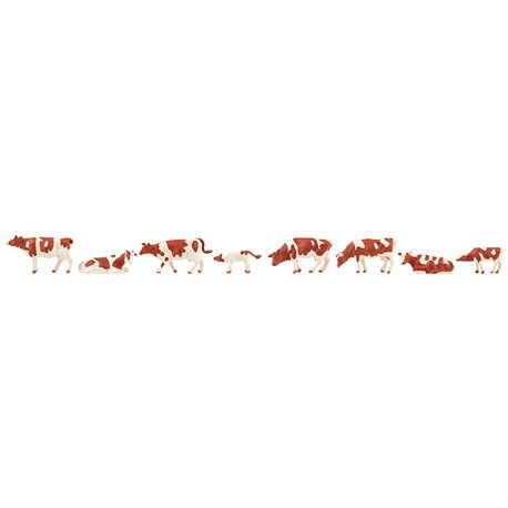 Cows Brown/W hite (8) Figure Set