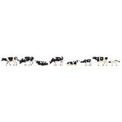 Cows Black/White (8) Figure Set