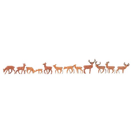 Red Deer (12) Figure Set