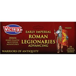 Early Imperial Roman Legionaries Advancing (x24) - 28mm