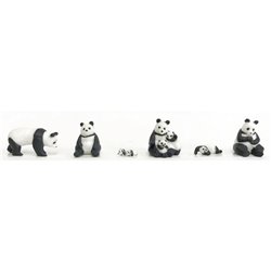 Panda Figure Set (x7)