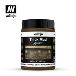 Vallejo Weathering Effects 200ml - European Thick Mud