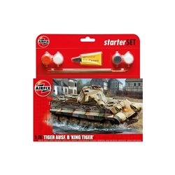 King Tiger Tank Starter Set - 1:76 scale kit