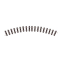 Double Curve. Radius 228mm (9in). Angle 45° 8 per circle - pack of 4
