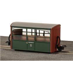 OO-9 FR Bug Box Coach, Zoo Car, Early Preservation Livery