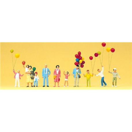 Fairground Balloon Sales (11) Figure Set